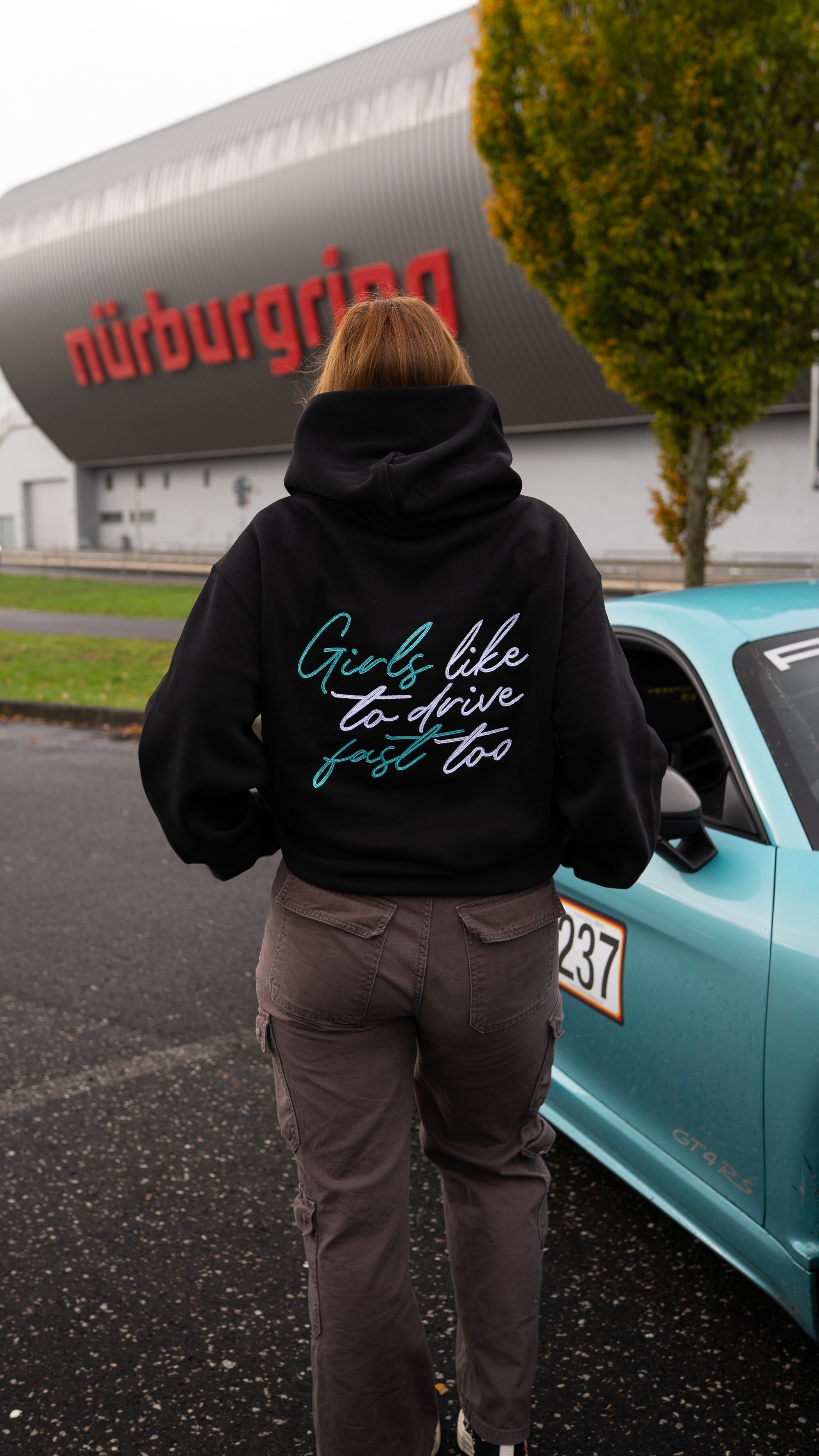 Girls Like To Drive Fast Hoodie